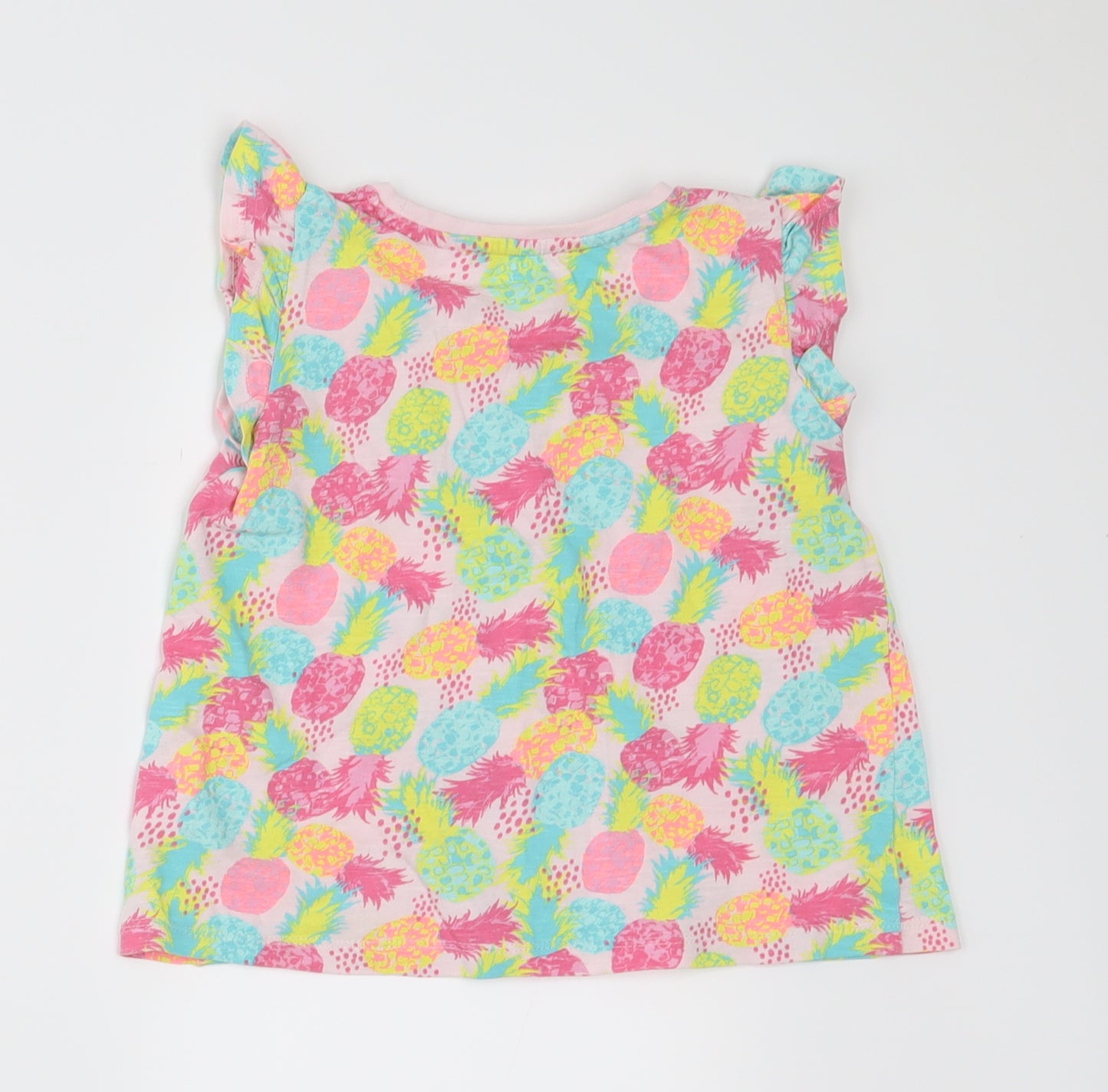 I LOVE MY TEE Girls Pink   Basic T-Shirt Size 3-4 Years