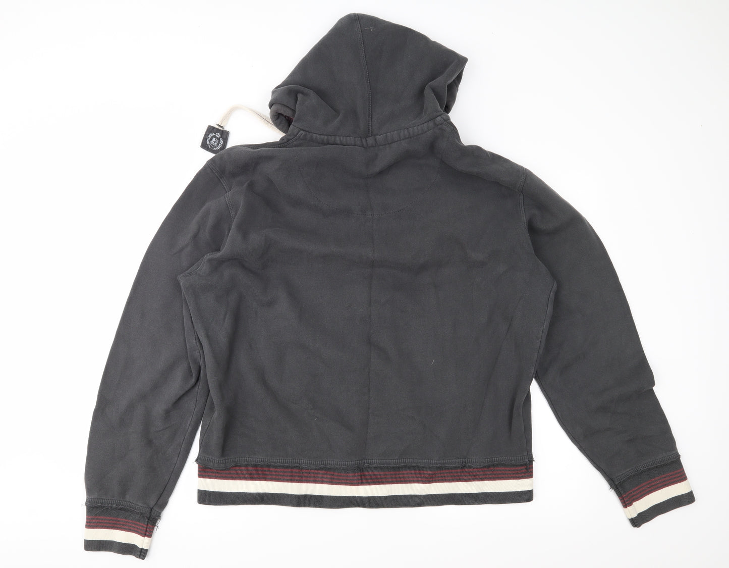 St Bernard Mens Grey   Full Zip Hoodie Size XL