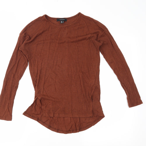 Atmosphere Womens Brown   Basic T-Shirt Size 6