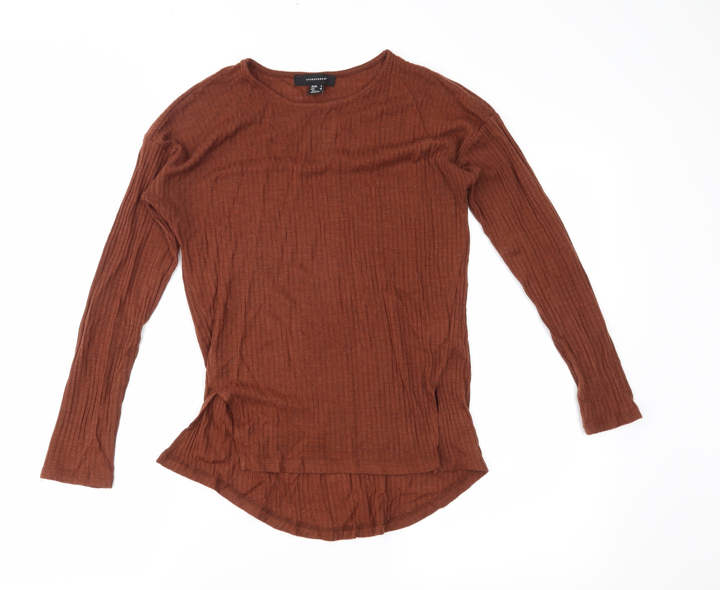 Atmosphere Womens Brown   Basic T-Shirt Size 6