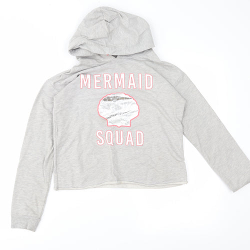TU Girls Grey   Pullover Hoodie Size 12 Years