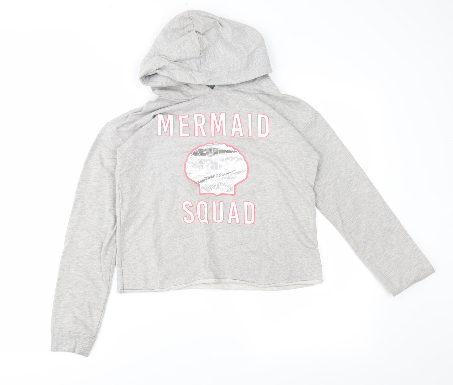 TU Girls Grey   Pullover Hoodie Size 12 Years