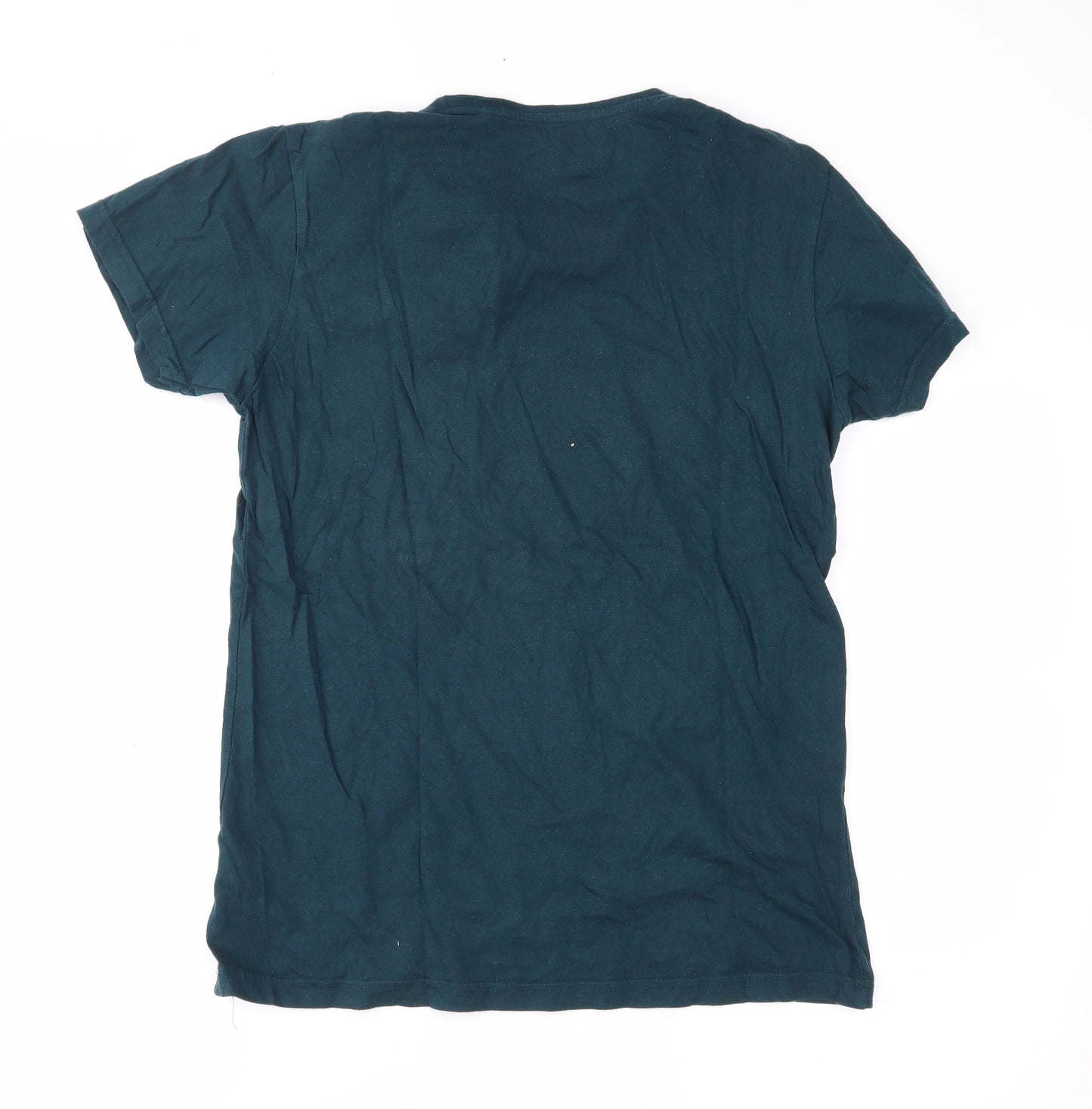 Cedar Wood State Mens Green    T-Shirt Size S