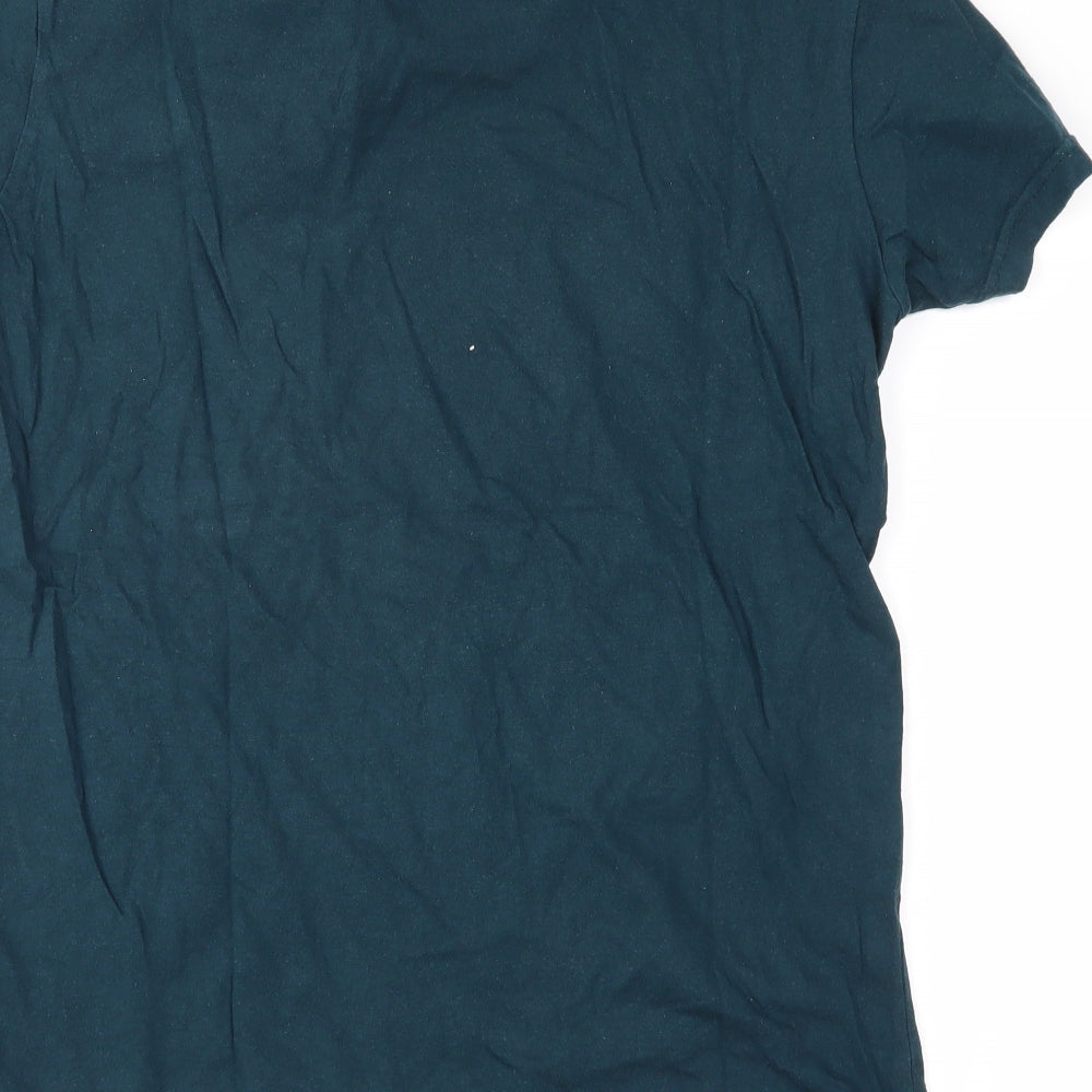 Cedar Wood State Mens Green    T-Shirt Size S