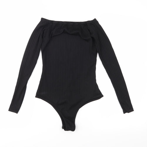 I SAW IT FIRST Womens Black   Bodysuit One-Piece Size 8