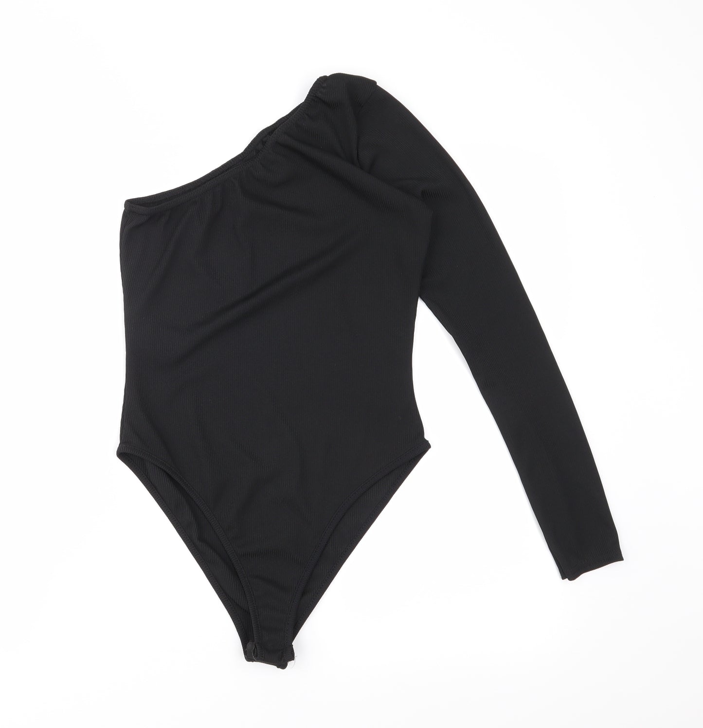 Boohoo Womens Black   Bodysuit One-Piece Size 10