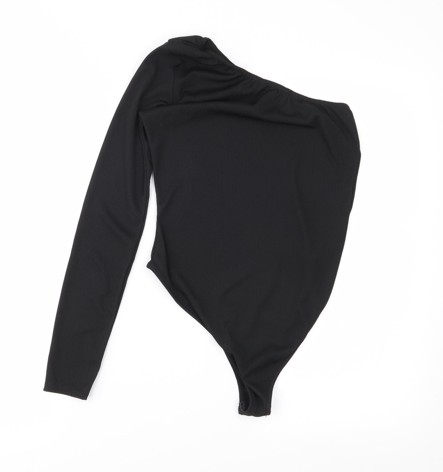 Boohoo Womens Black   Bodysuit One-Piece Size 10