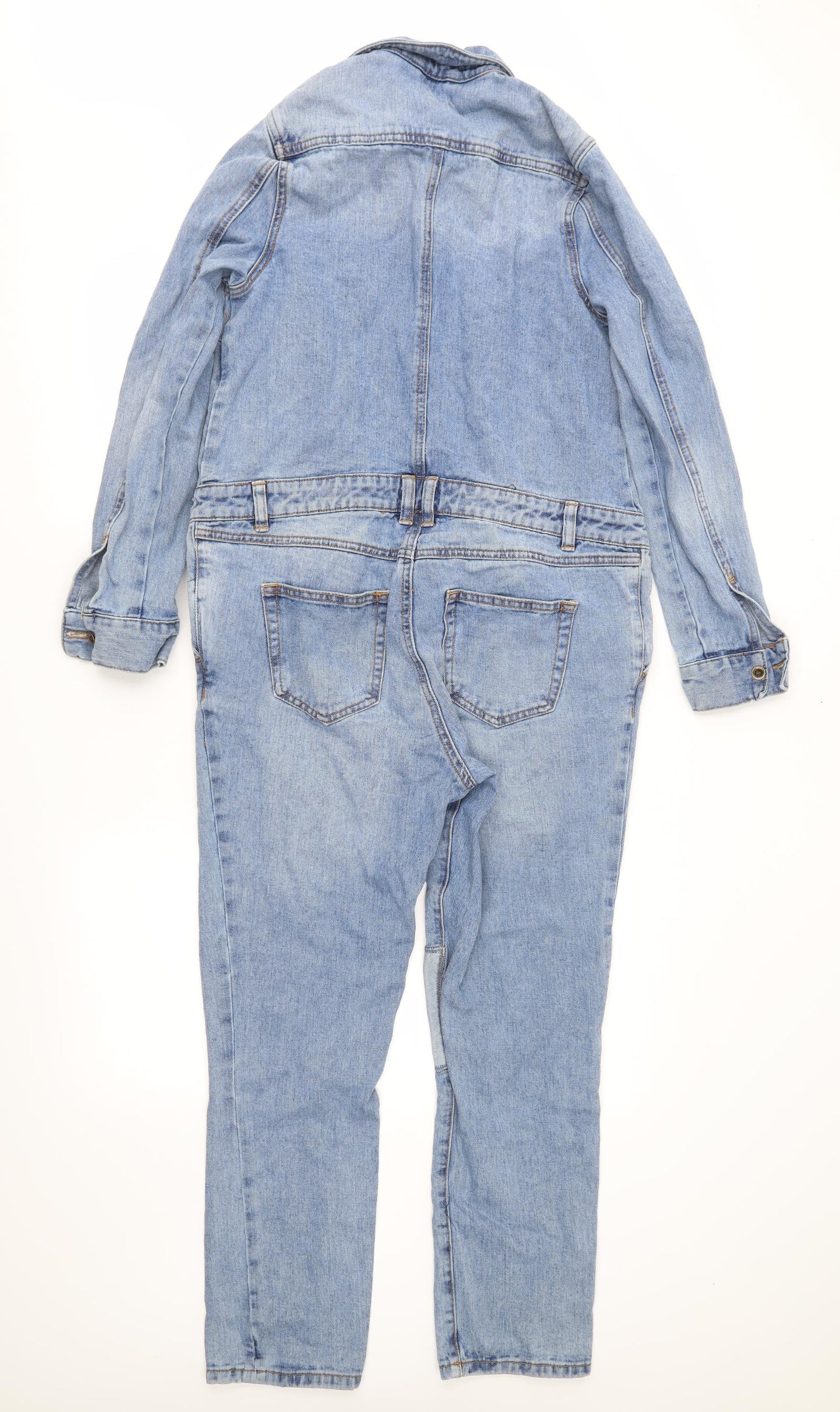 ASOS Womens Blue   Jumpsuit One-Piece Size 8 L26 in - Denim