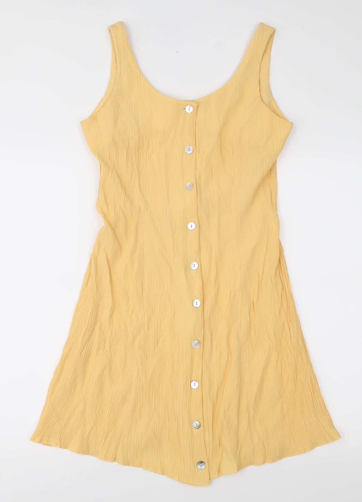 Casuals Womens Yellow   Tank Dress  Size 10