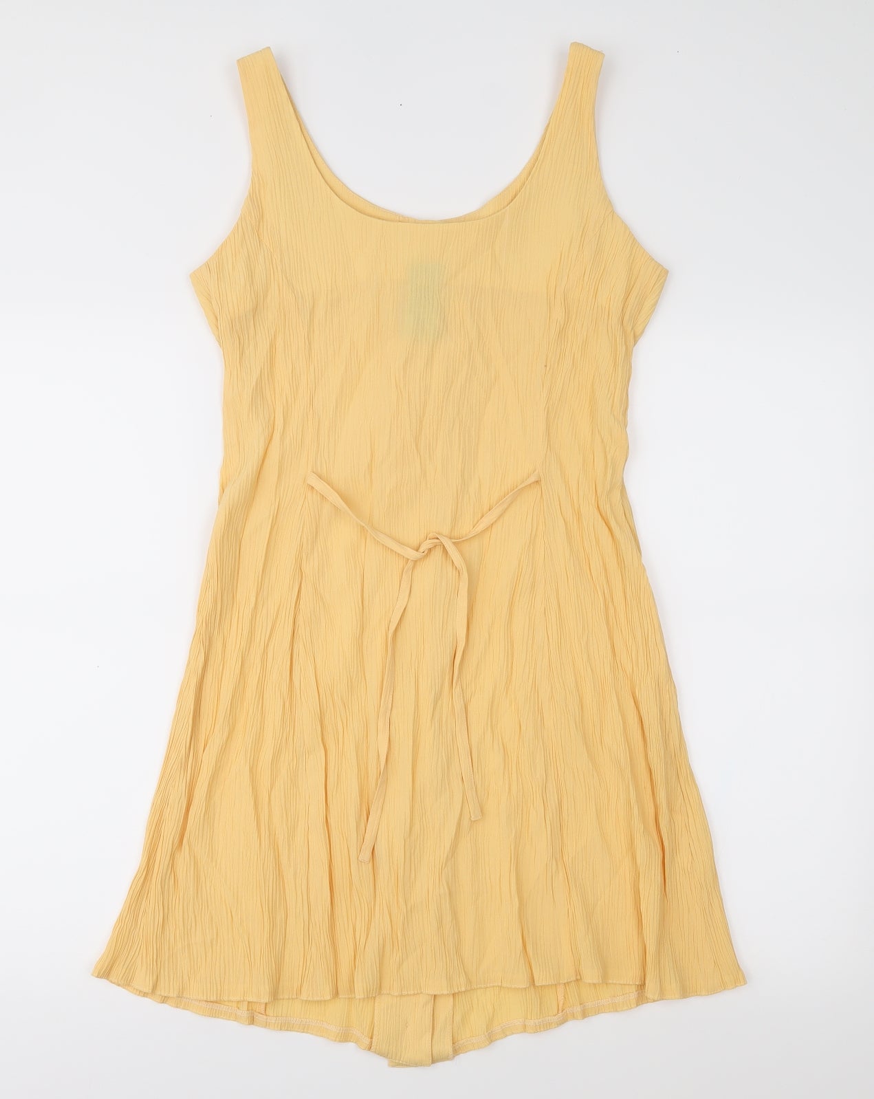 Casuals Womens Yellow   Tank Dress  Size 10