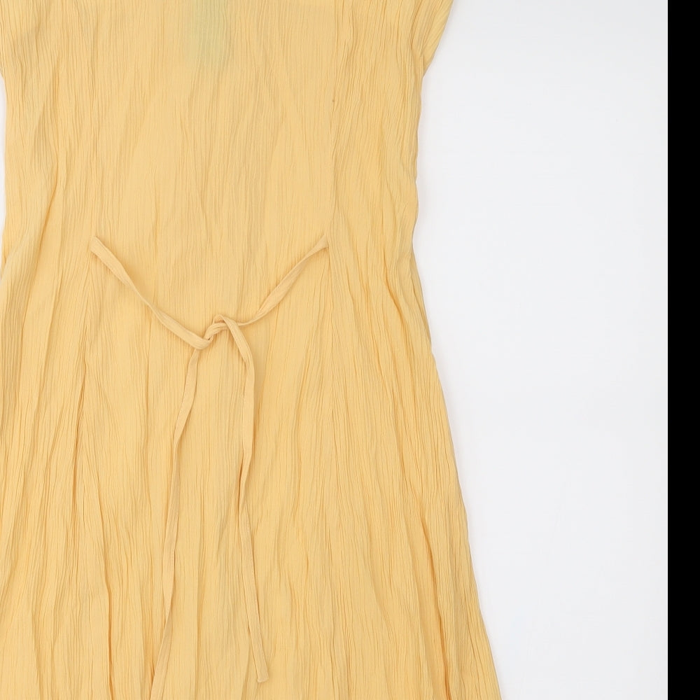 Casuals Womens Yellow   Tank Dress  Size 10