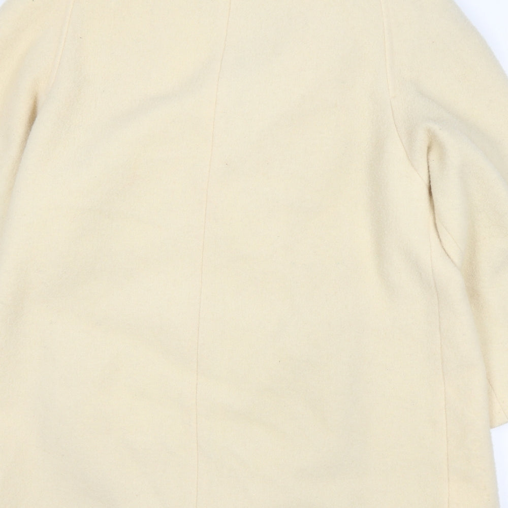 Eastex Womens White   Overcoat Coat Size 12