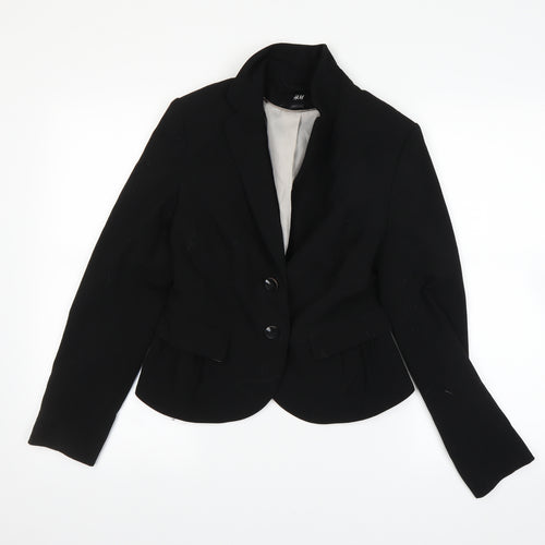 H&M Womens Black   Jacket  Size 8