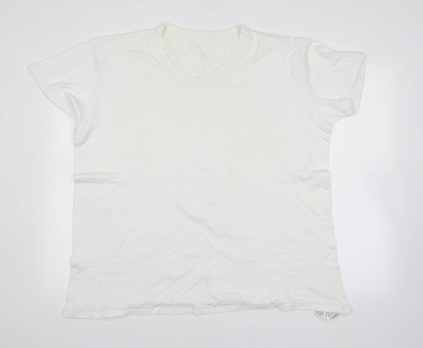 Marks and Spencer Mens White    T-Shirt Size 2XL