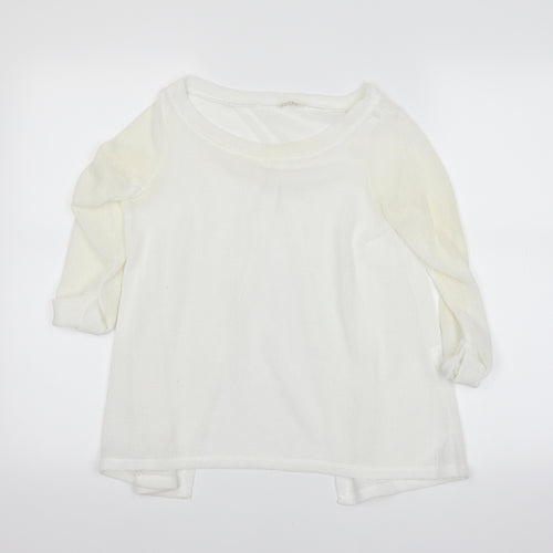 River Island Womens White   Basic T-Shirt Size 6