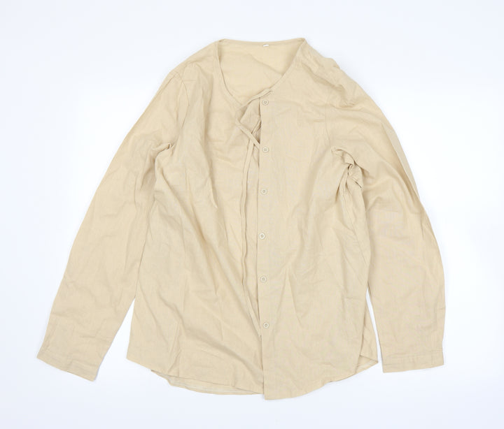 Preworn Womens White   Basic Button-Up Size M