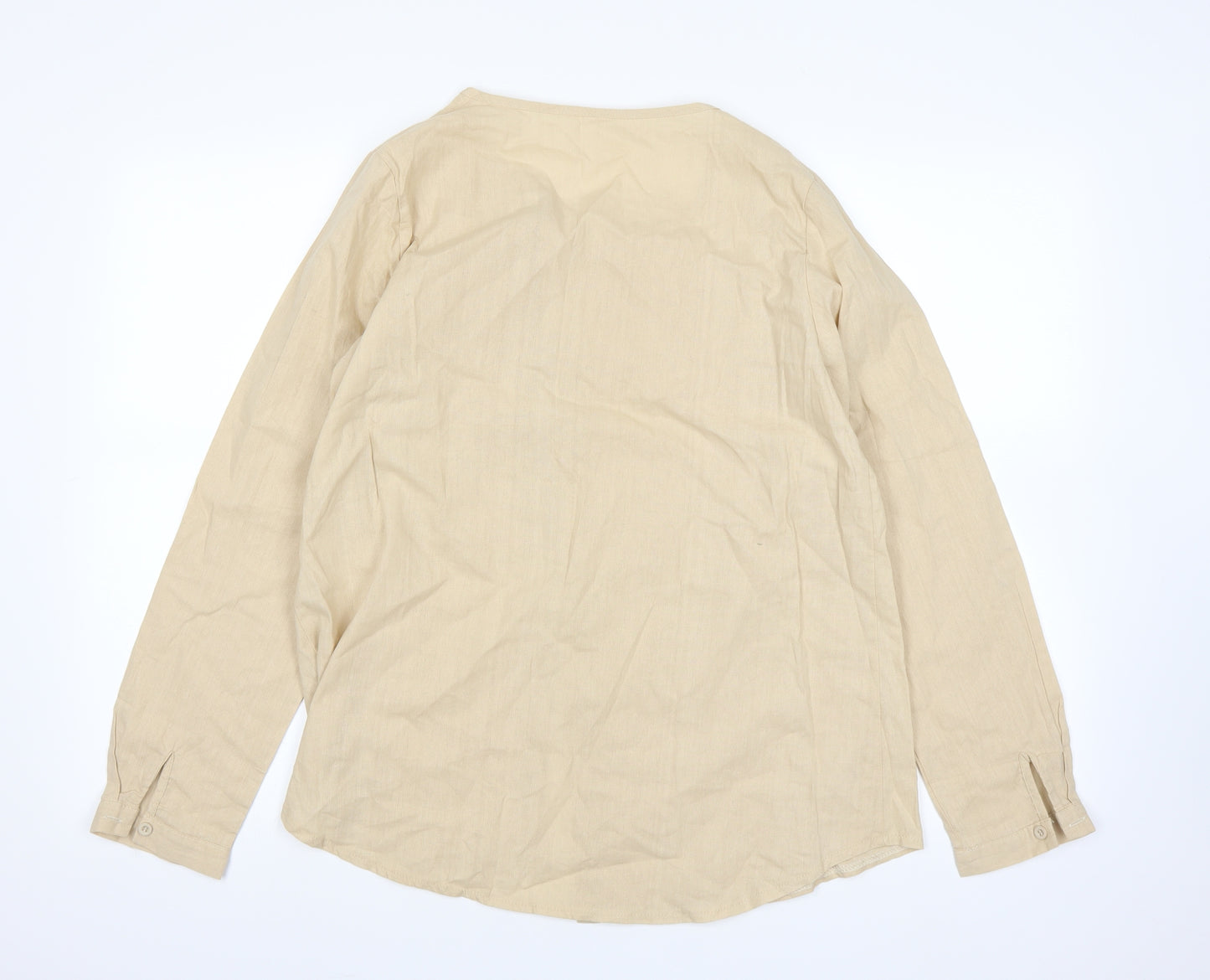Preworn Womens White   Basic Button-Up Size M