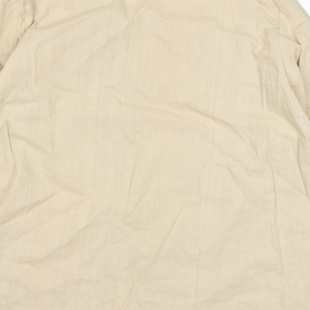 Preworn Womens White   Basic Button-Up Size M