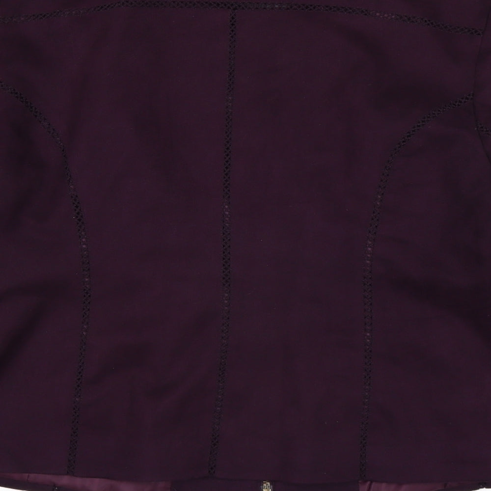 M&Co Womens Purple   Jacket  Size 16