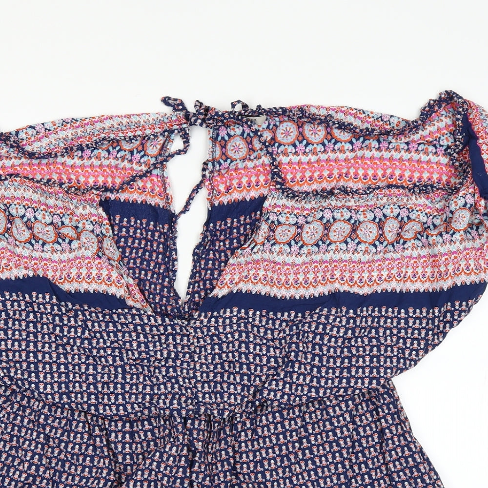 Papaya Womens Blue   A-Line  Size L