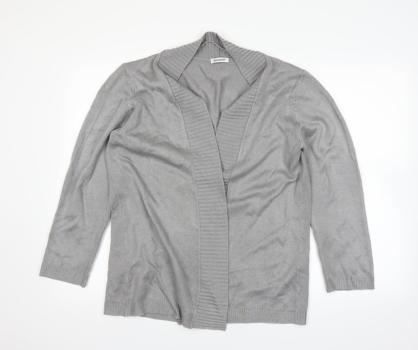 Damart Womens Grey   Cardigan Jumper Size 14