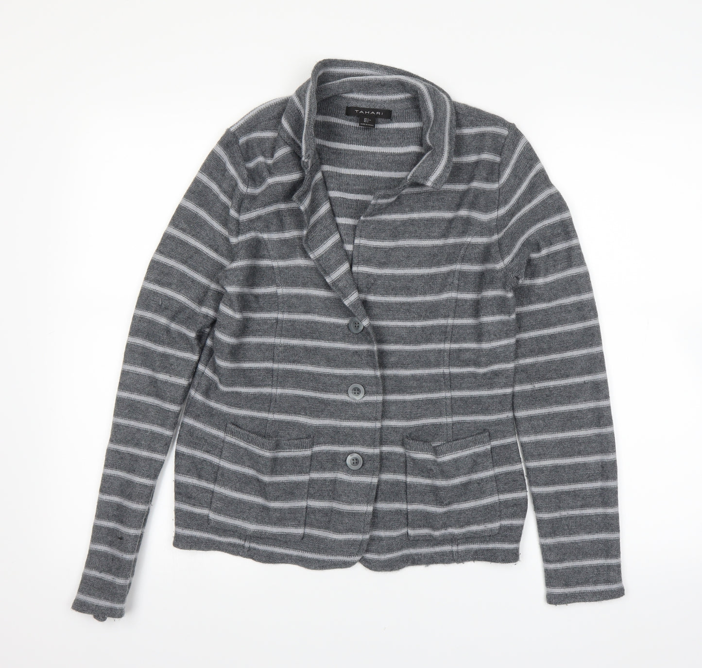 Tahari Womens Grey   Jacket  Size L