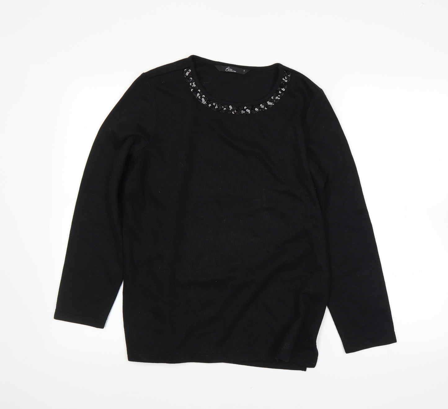 BM Womens Black   Pullover Jumper Size S