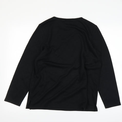 BM Womens Black   Pullover Jumper Size S