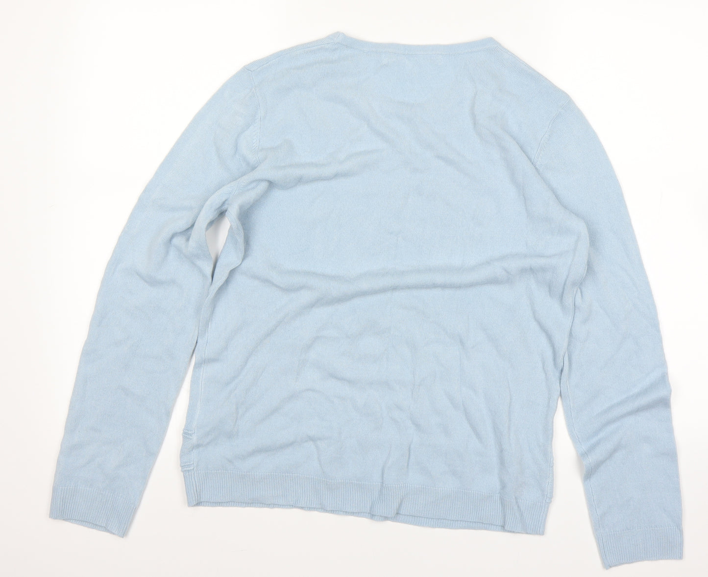 Preworn Mens Blue    T-Shirt Size L