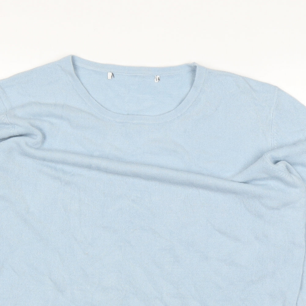 Preworn Mens Blue    T-Shirt Size L