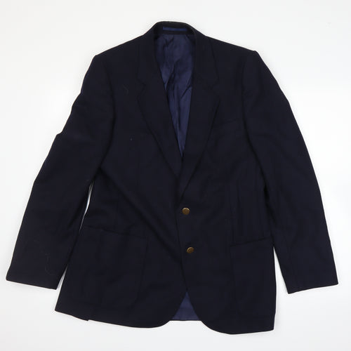 hepsworth Mens Blue   Jacket Suit Jacket Size 38
