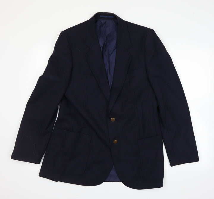 hepsworth Mens Blue Jacket Suit Jacket Size 38