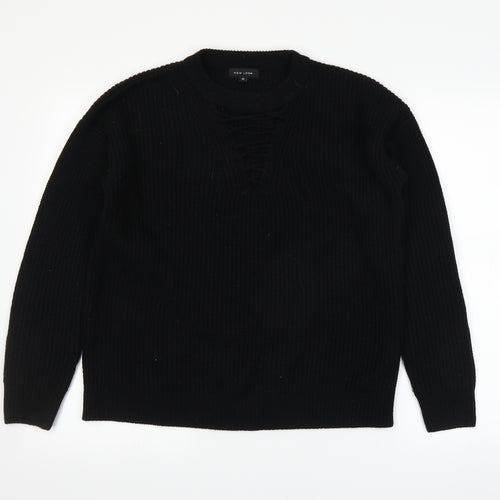 New Look Womens Black   Pullover Jumper Size 12