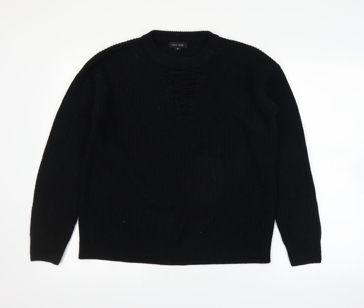 New Look Womens Black   Pullover Jumper Size 12
