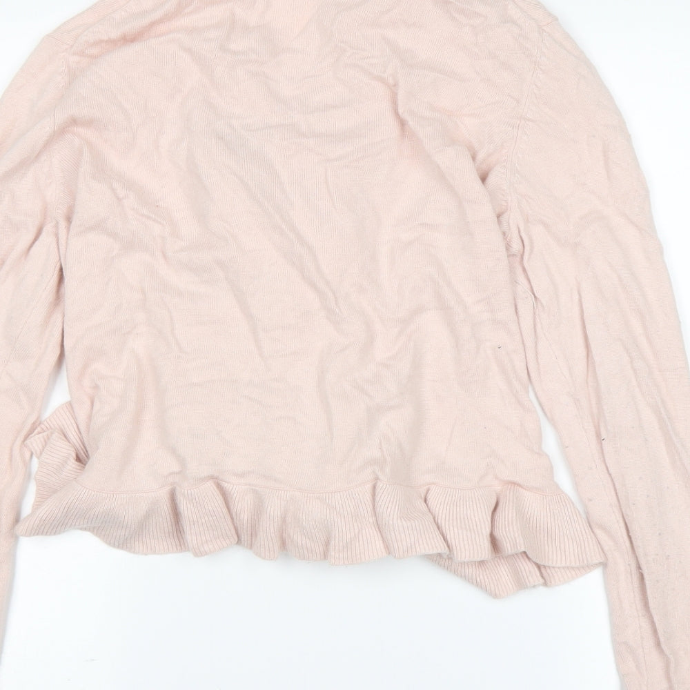 Marks and Spencer Womens Pink   Cardigan Jumper Size 18