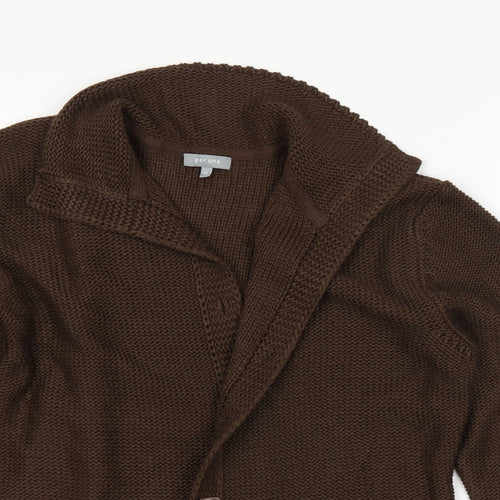 Per Una Womens Brown   Cardigan Jumper Size 18