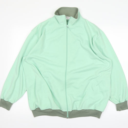 fabrizio Womens Green   Full Zip Jumper Size M
