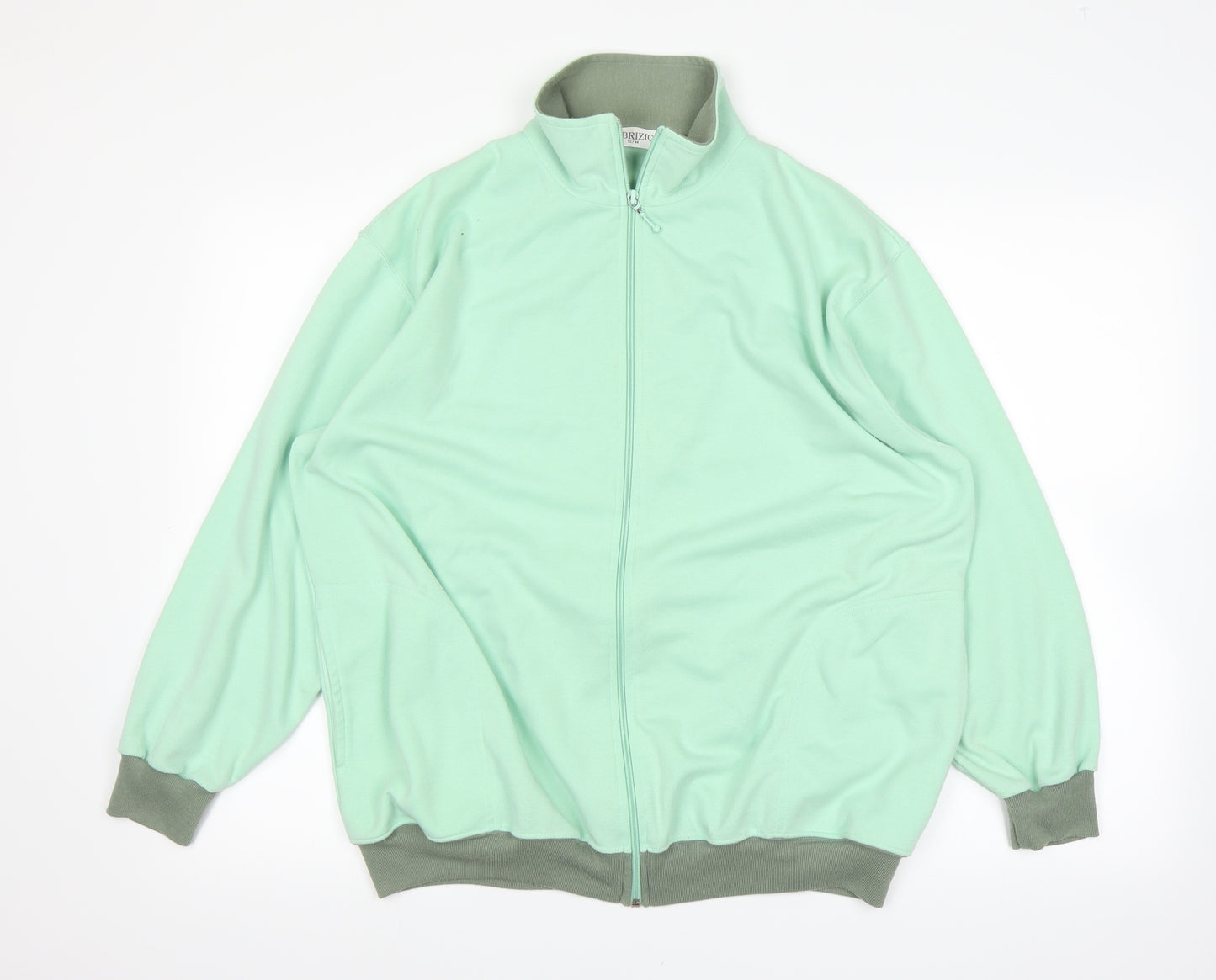 fabrizio Womens Green   Full Zip Jumper Size M
