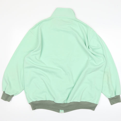 fabrizio Womens Green   Full Zip Jumper Size M