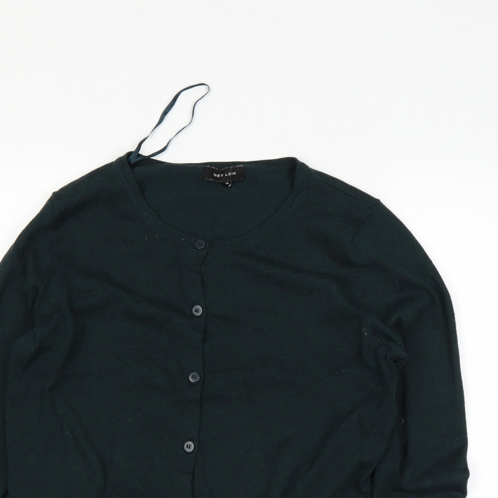 New Look Womens Green   Cardigan Jumper Size 14