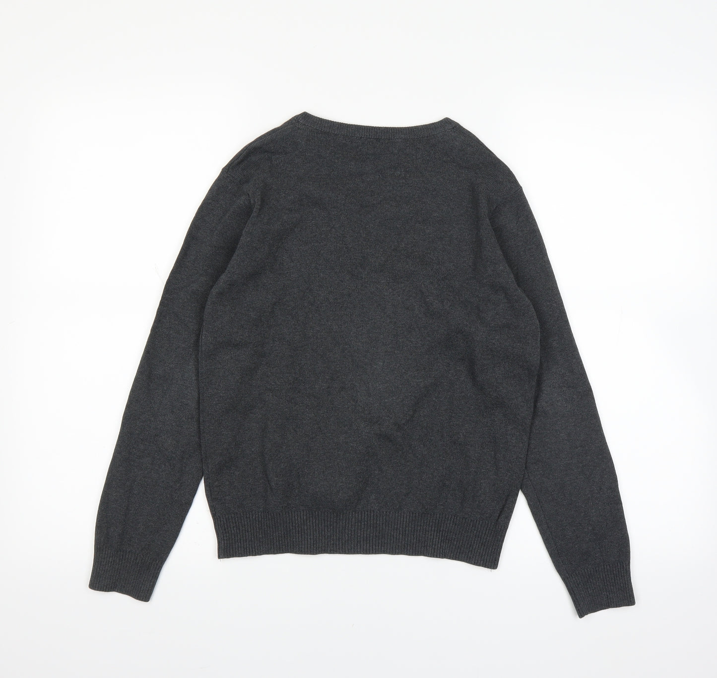 Marks and Spencer Girls Grey   Pullover Jumper Size 12-13 Years