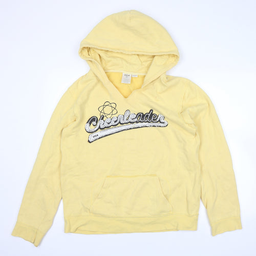 uca Mens Yellow   Pullover Hoodie Size L