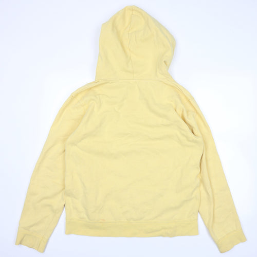 uca Mens Yellow   Pullover Hoodie Size L