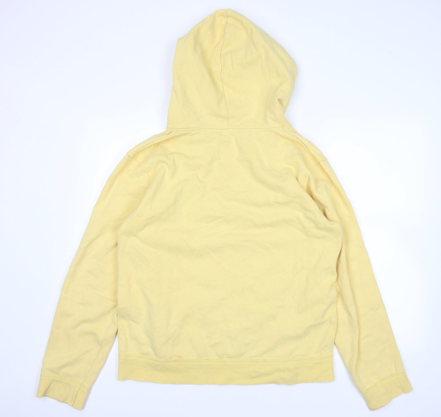 uca Mens Yellow   Pullover Hoodie Size L