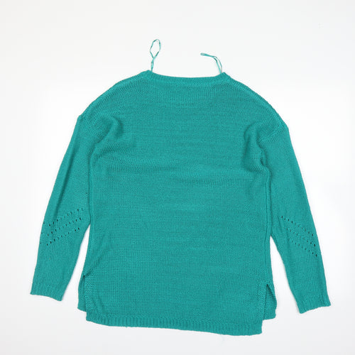 F&F Womens Green   Pullover Jumper Size 12