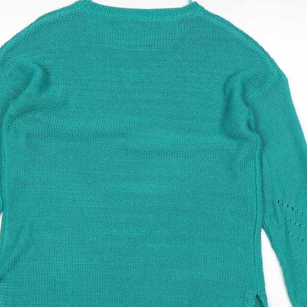 F&F Womens Green   Pullover Jumper Size 12