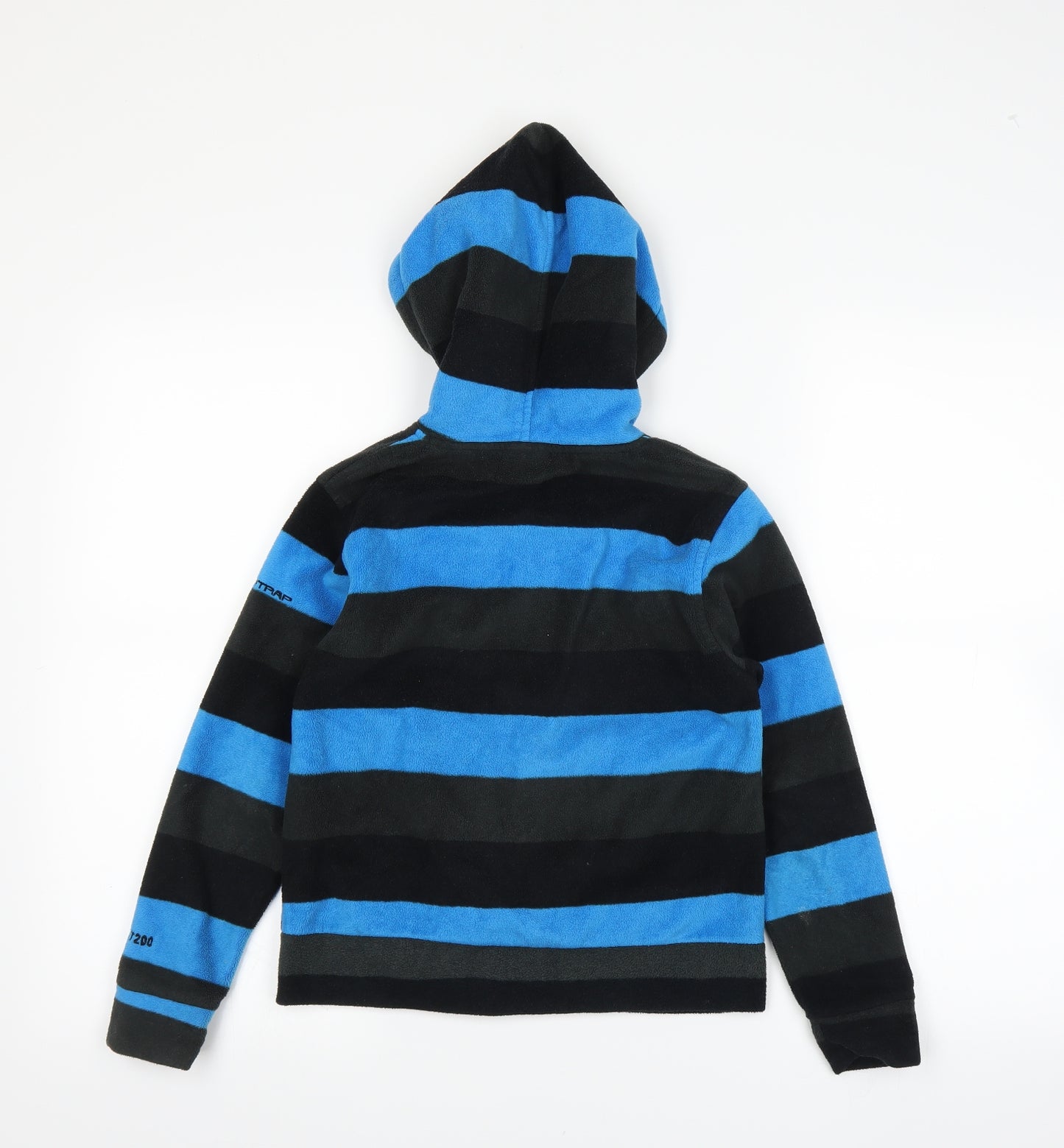 Tresspass Boys Blue Striped  Pullover Hoodie Size 7-8 Years