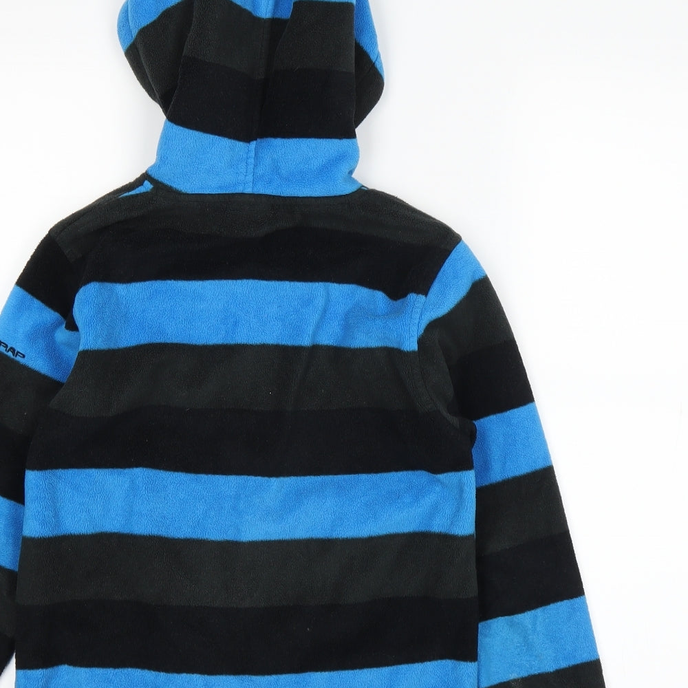 Tresspass Boys Blue Striped  Pullover Hoodie Size 7-8 Years