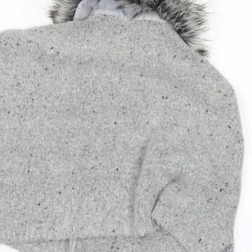 Primark Girls Grey   Jacket  Size 7-8 Years