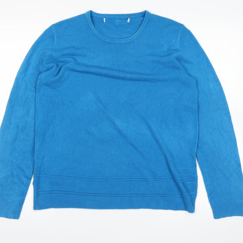Preworn Mens Blue    T-Shirt Size L
